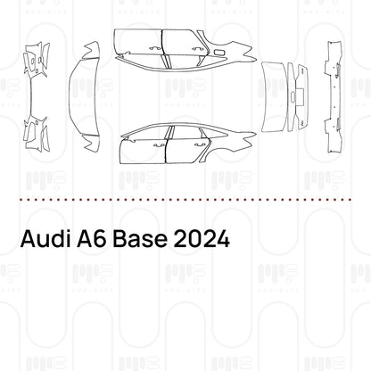 PPF prédécoupé Audi A6 Base 2024