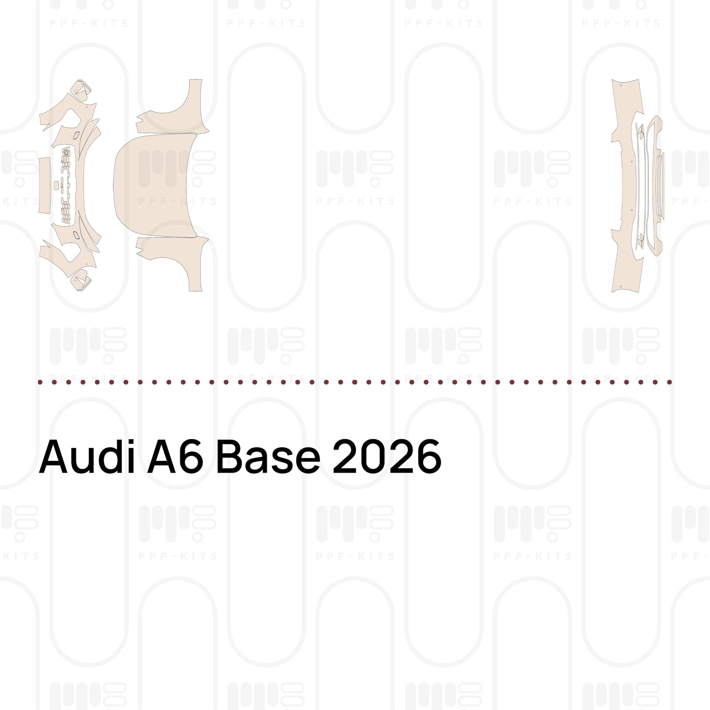PPF prédécoupé Audi A6 Base 2026