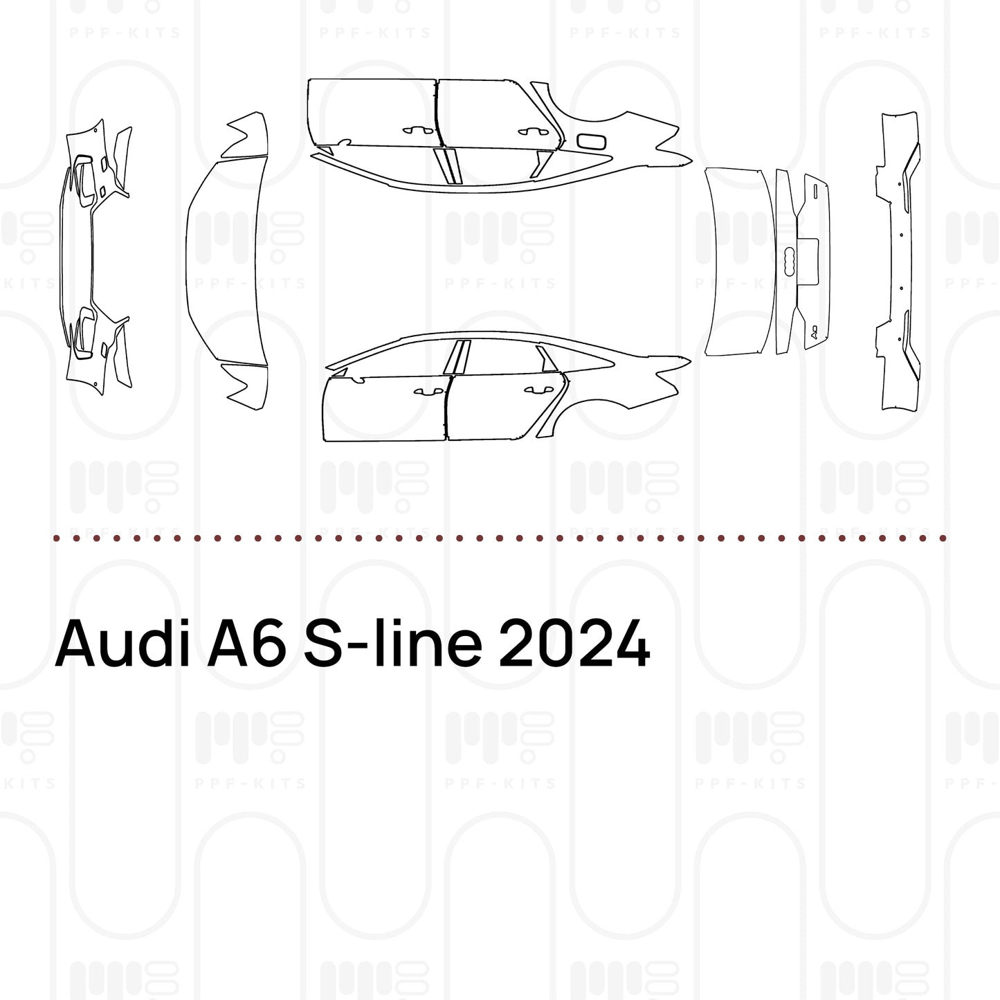 PPF prédécoupé Audi A6 S-line 2024