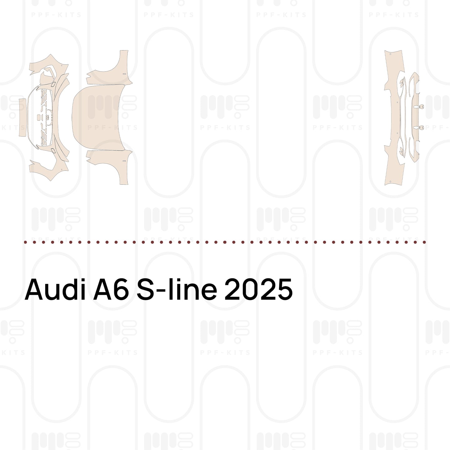 PPF prédécoupé Audi A6 S-line 2025