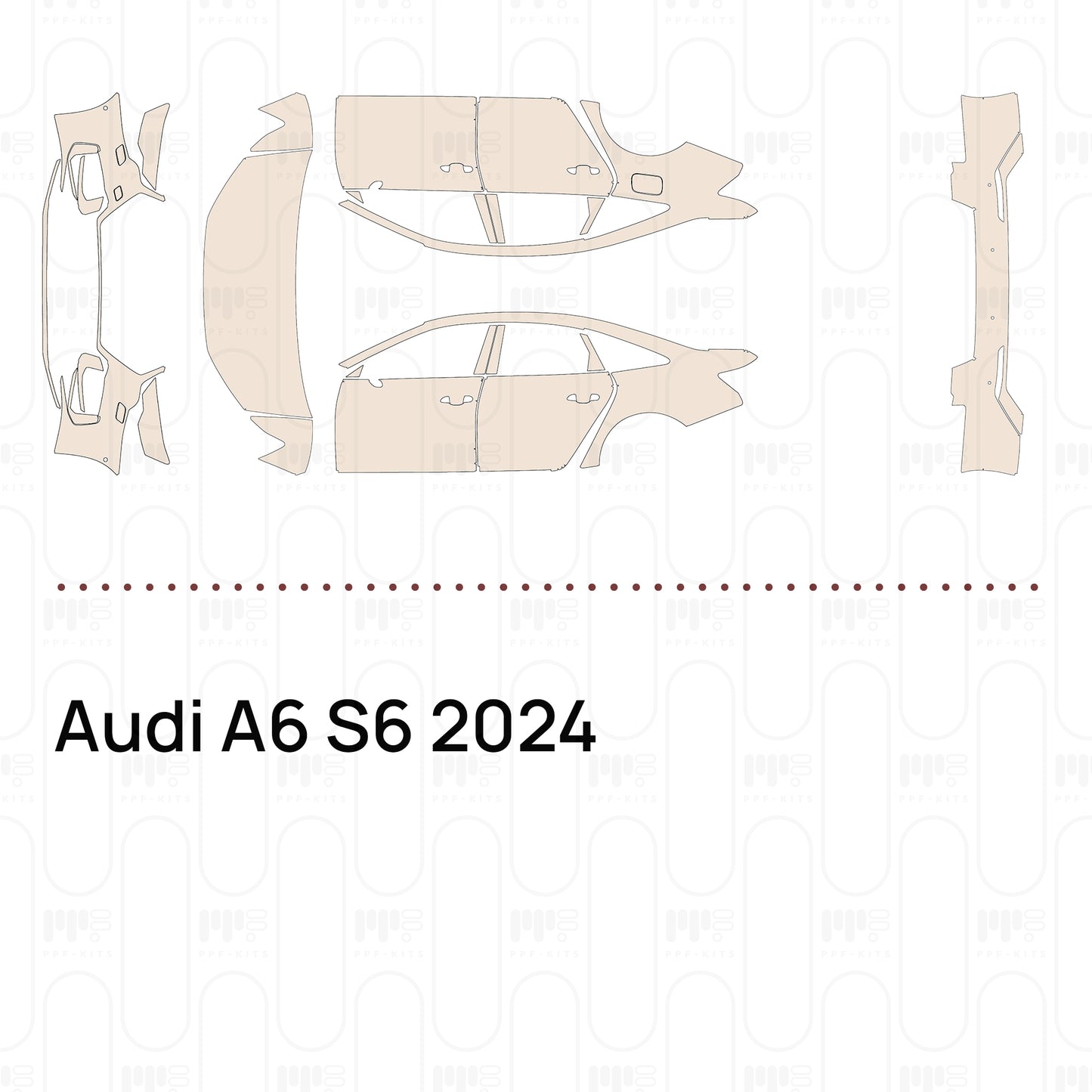 PPF prédécoupé Audi A6 S6 2024