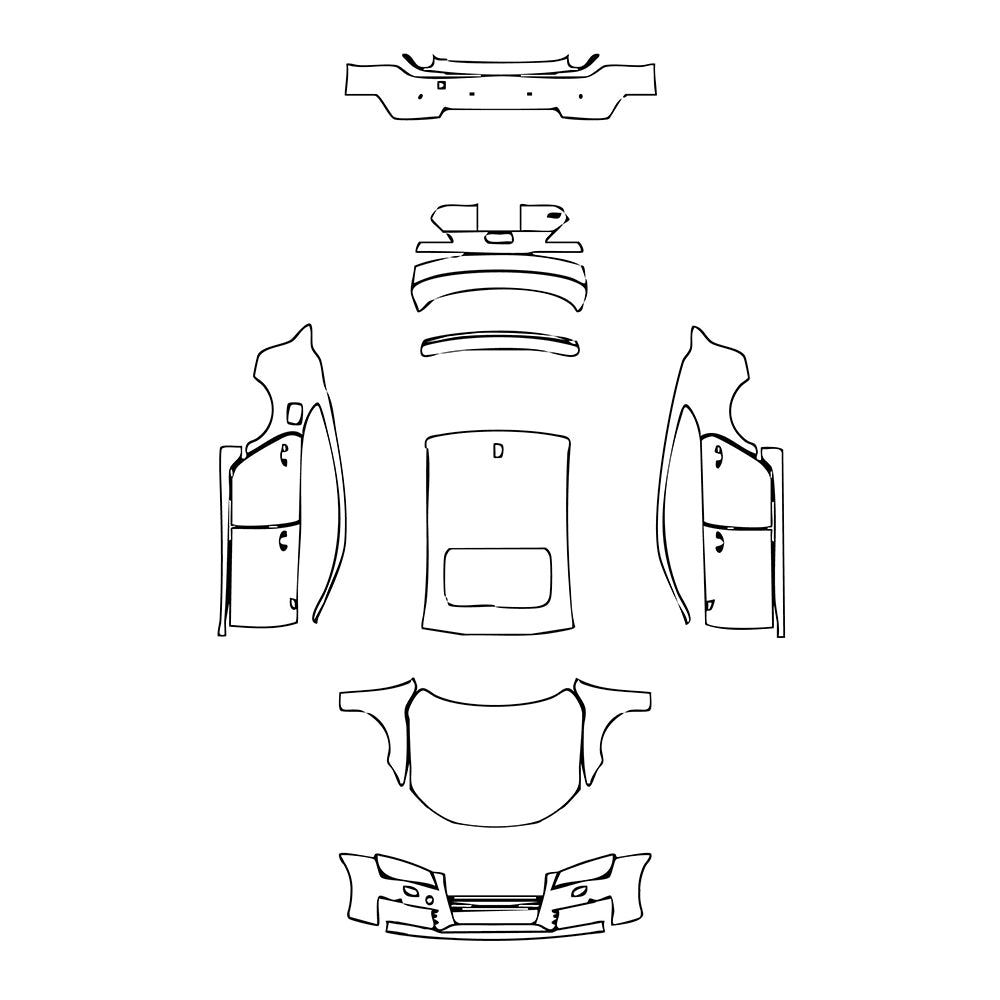 Pre-Cut PPF Audi A7 A7 Sportback Base 2012 - PPF-Kits