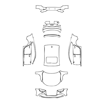 Pre-Cut PPF Audi A7 A7 Sportback Base 2018 - PPF-Kits