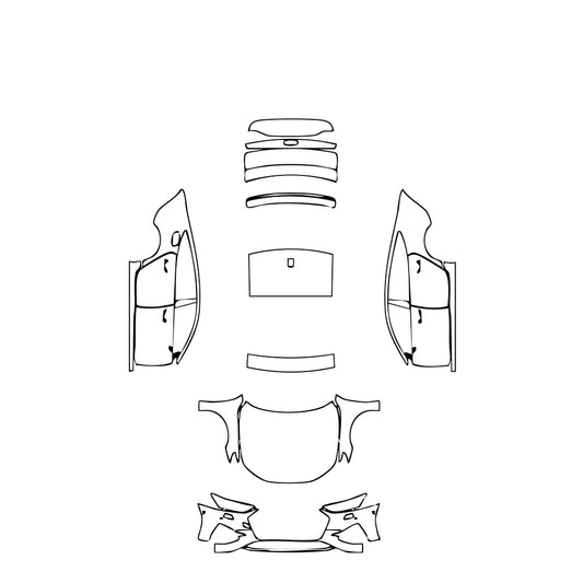 Pre-Cut PPF Audi A7 A7 Sportback Base 2021 - PPF-Kits