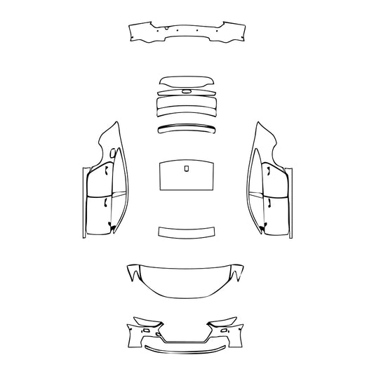 Pre-Cut PPF Audi A7 A7 Sportback S-line 2022 - PPF-Kits