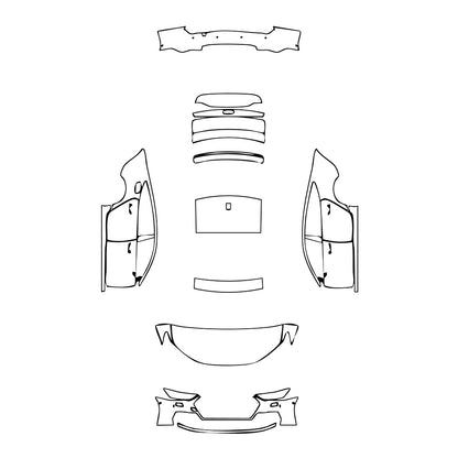 Pre-Cut PPF Audi A7 A7 Sportback S-line 2024 - PPF-Kits