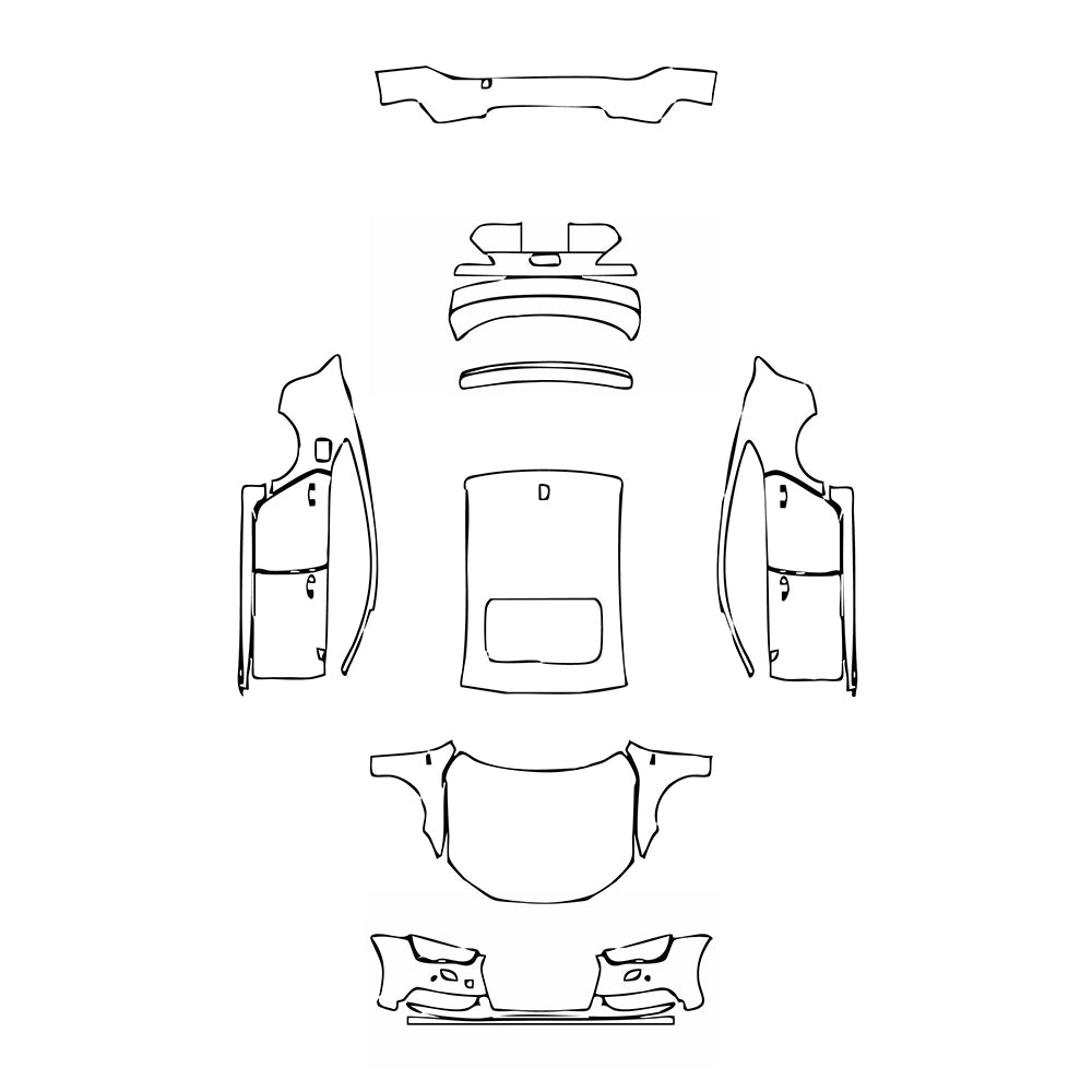 Pre-Cut PPF Audi A7 S7 Sportback 2017 - PPF-Kits