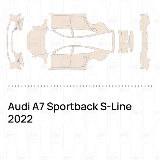 PPF prédécoupé Audi A7 Sportback S-Line 2022
