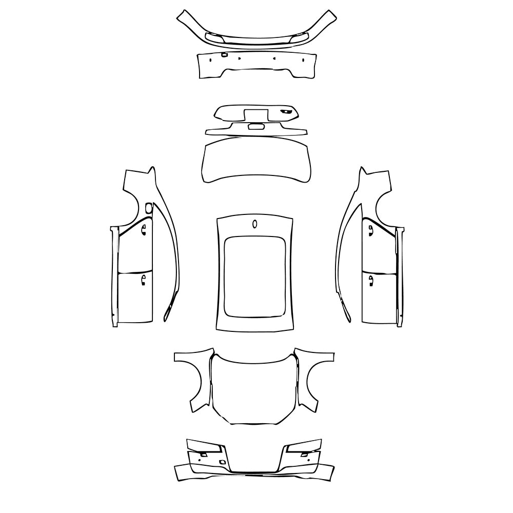 Pre-Cut PPF Audi A8 A8 L (Extended Wheelbase) Base 2017 - PPF-Kits
