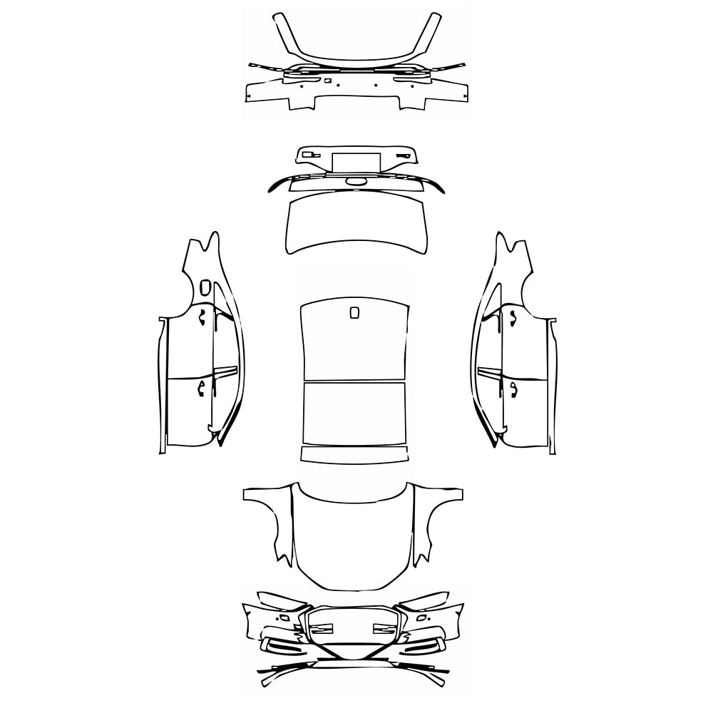 Pre-Cut PPF Audi A8 A8 L (Extended Wheelbase) Base 2019 - PPF-Kits
