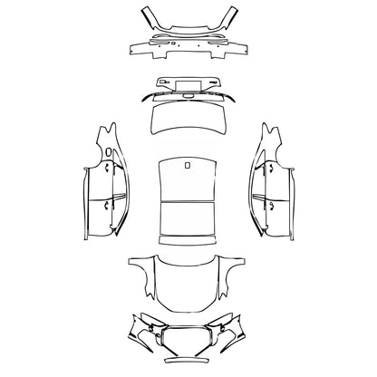 Pre-Cut PPF Audi A8 A8 L (Extended Wheelbase) Base 2024 - PPF-Kits