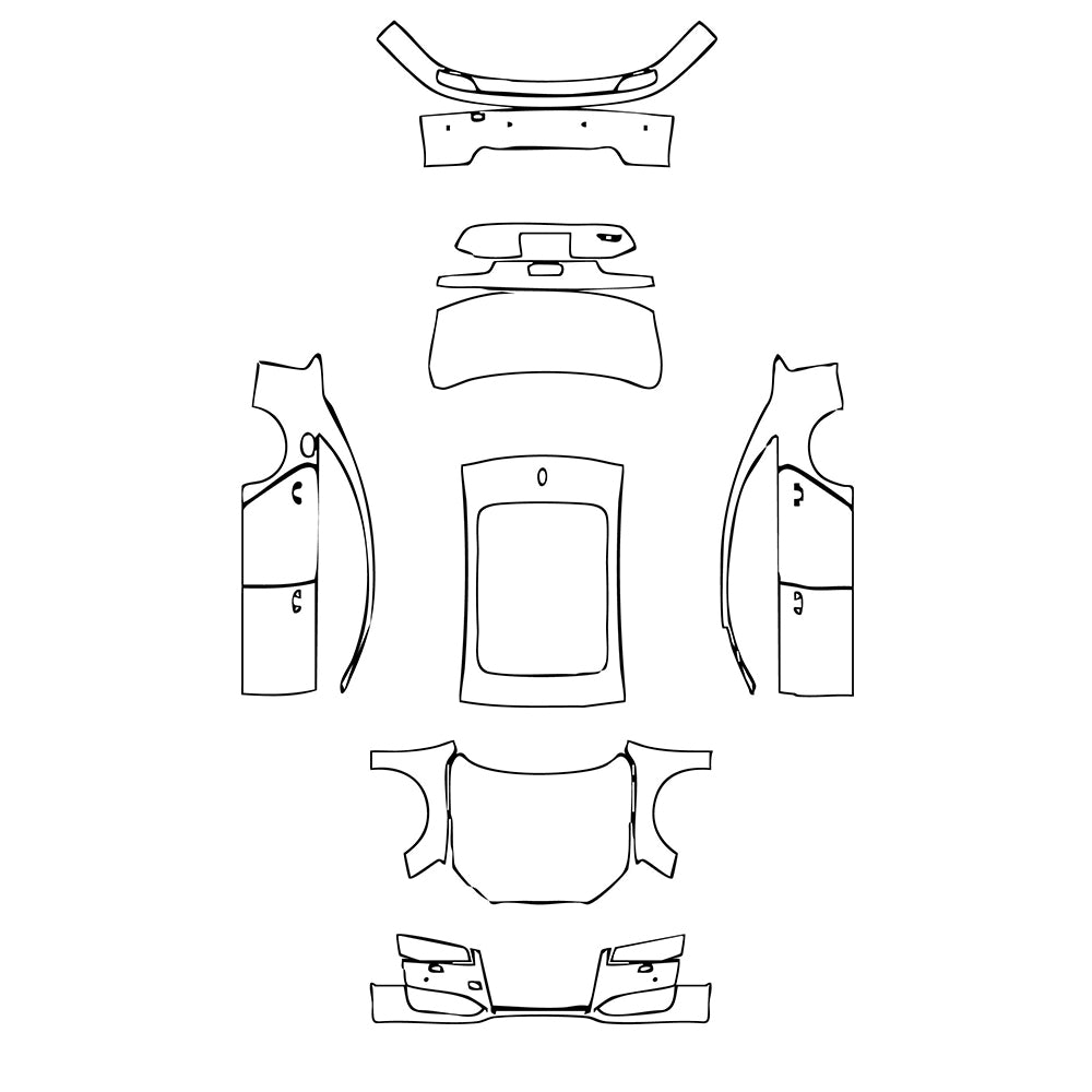 Pre-Cut PPF Audi A8 A8 L (Extended Wheelbase) Sport 2016 - PPF-Kits