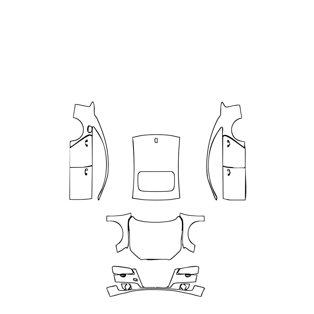 Pre-Cut PPF Audi A8 A8 (Standard Wheelbase) Base 2013 - PPF-Kits