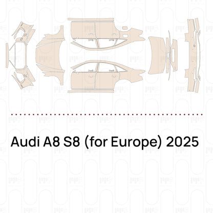 PPF prédécoupé Audi A8 S8 (for Europe) 2025