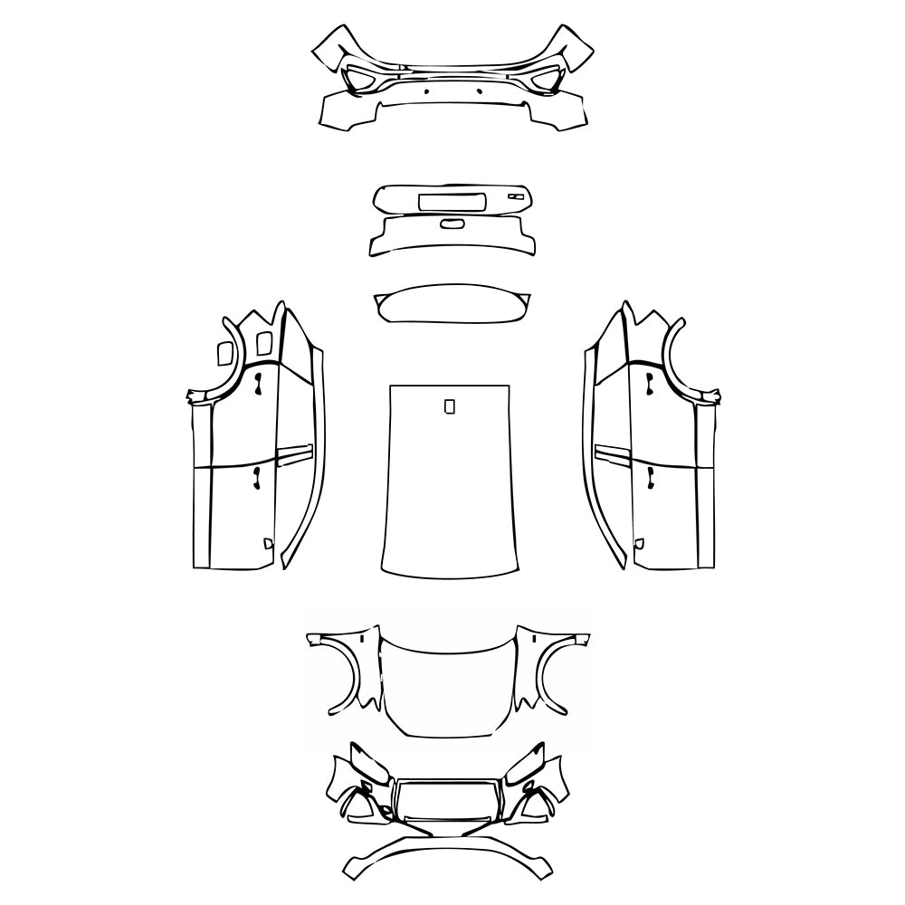 Pre-Cut PPF Audi Q2 Q2 S-line 2021 - PPF-Kits