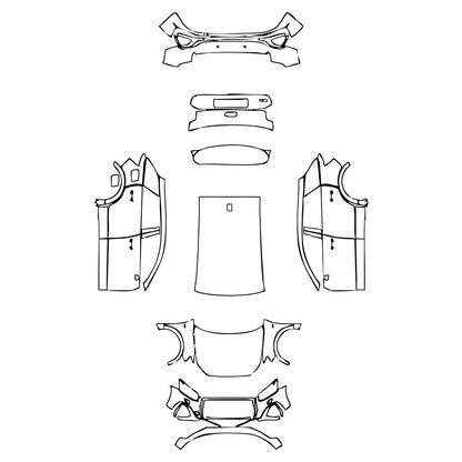 Pre-Cut PPF Audi Q2 Q2 S-line 2021 - PPF-Kits