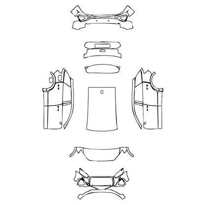 Pre-Cut PPF Audi Q2 Q2 SQ2 2021 - PPF-Kits
