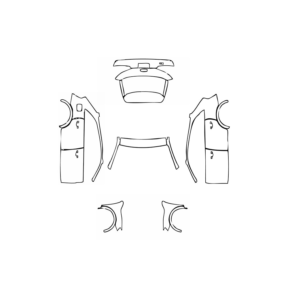 Pre-Cut PPF Audi Q3 SUV Base 2015 - PPF-Kits