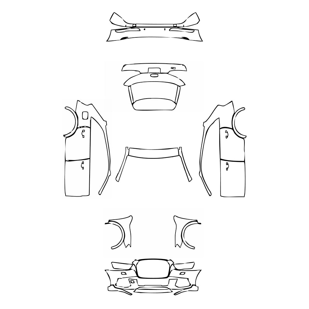 Pre-Cut PPF Audi Q3 SUV Base 2016 - PPF-Kits