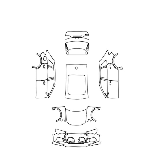 Pre-Cut PPF Audi Q3 SUV Base 2023 - PPF-Kits