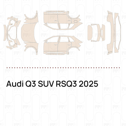 PPF prédécoupé Audi Q3 SUV RSQ3 2025