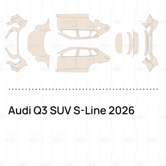 PPF prédécoupé Audi Q3 SUV S-Line 2026