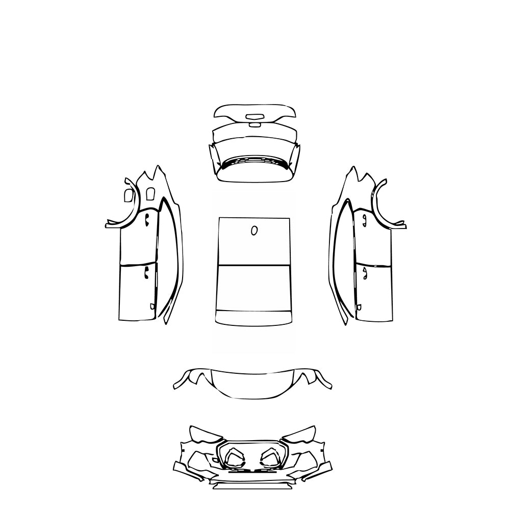 Pre-Cut PPF Audi Q3 Sportback Base 2023 - PPF-Kits
