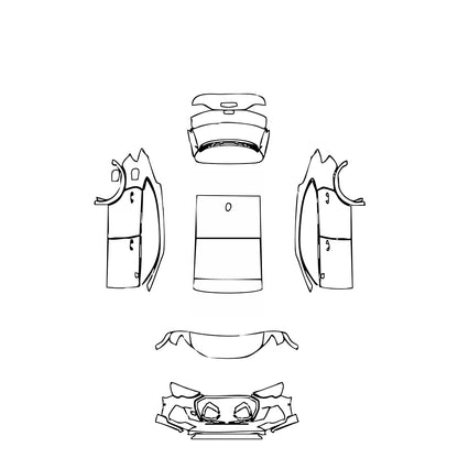 Pre-Cut PPF Audi Q3 Sportback Base 2023 - PPF-Kits