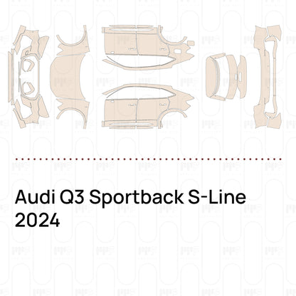 PPF prédécoupé Audi Q3 Sportback S-Line 2024