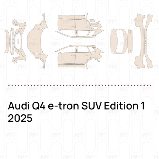 PPF prédécoupé Audi Q4 e-tron SUV Edition 1 2025