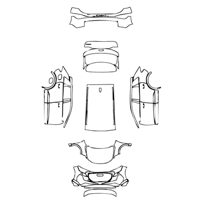 Pre-Cut PPF Audi Q4 e-tron SUV Sport 2024 - PPF-Kits