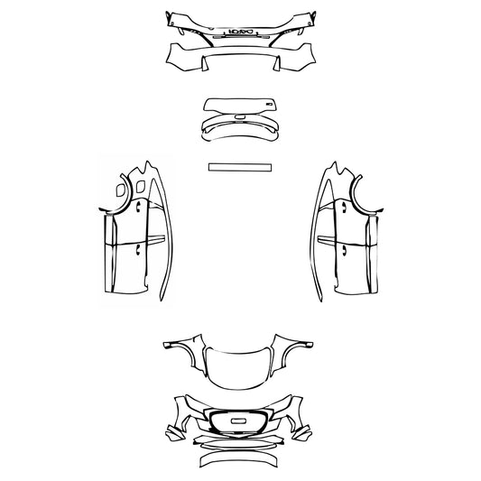 Pre-Cut PPF Audi Q4 e-tron Sportback S-Line 2024 - PPF-Kits