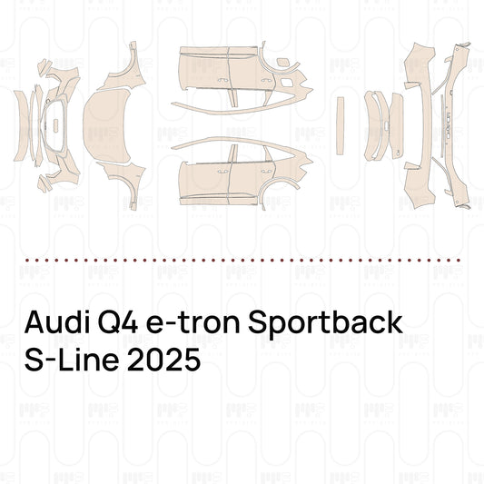 PPF prédécoupé Audi Q4 e-tron Sportback S-Line 2025