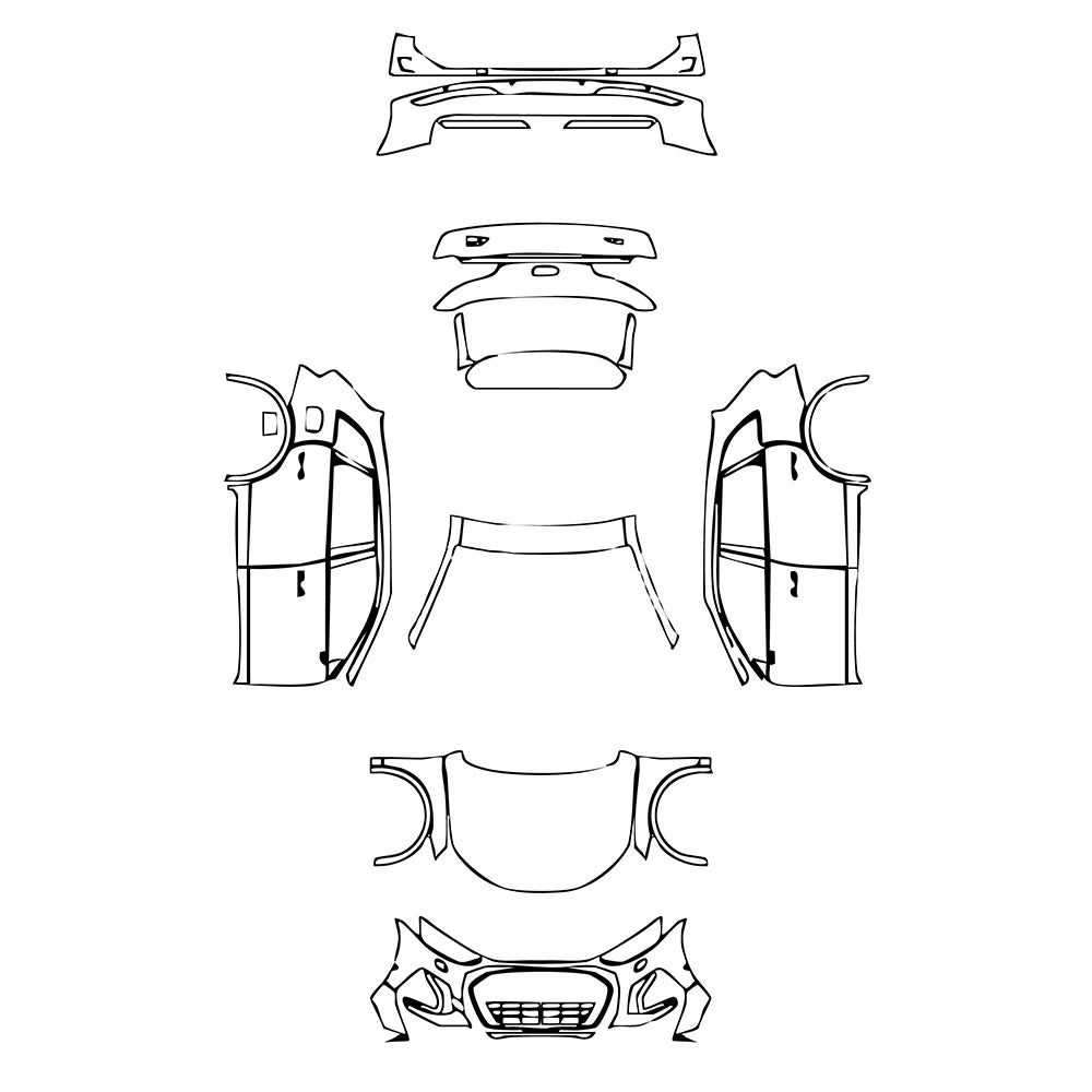 Pre-Cut PPF Audi Q5 Extended Wheelbase Base 2021 - PPF-Kits