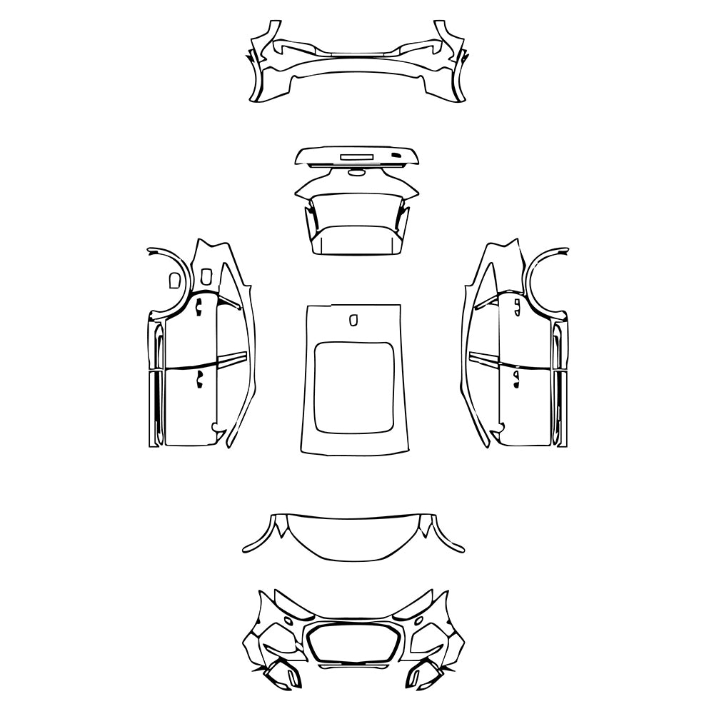 Pre-Cut PPF Audi Q5 Q5 Sportback (Standard Wheelbase) 2021 - PPF-Kits