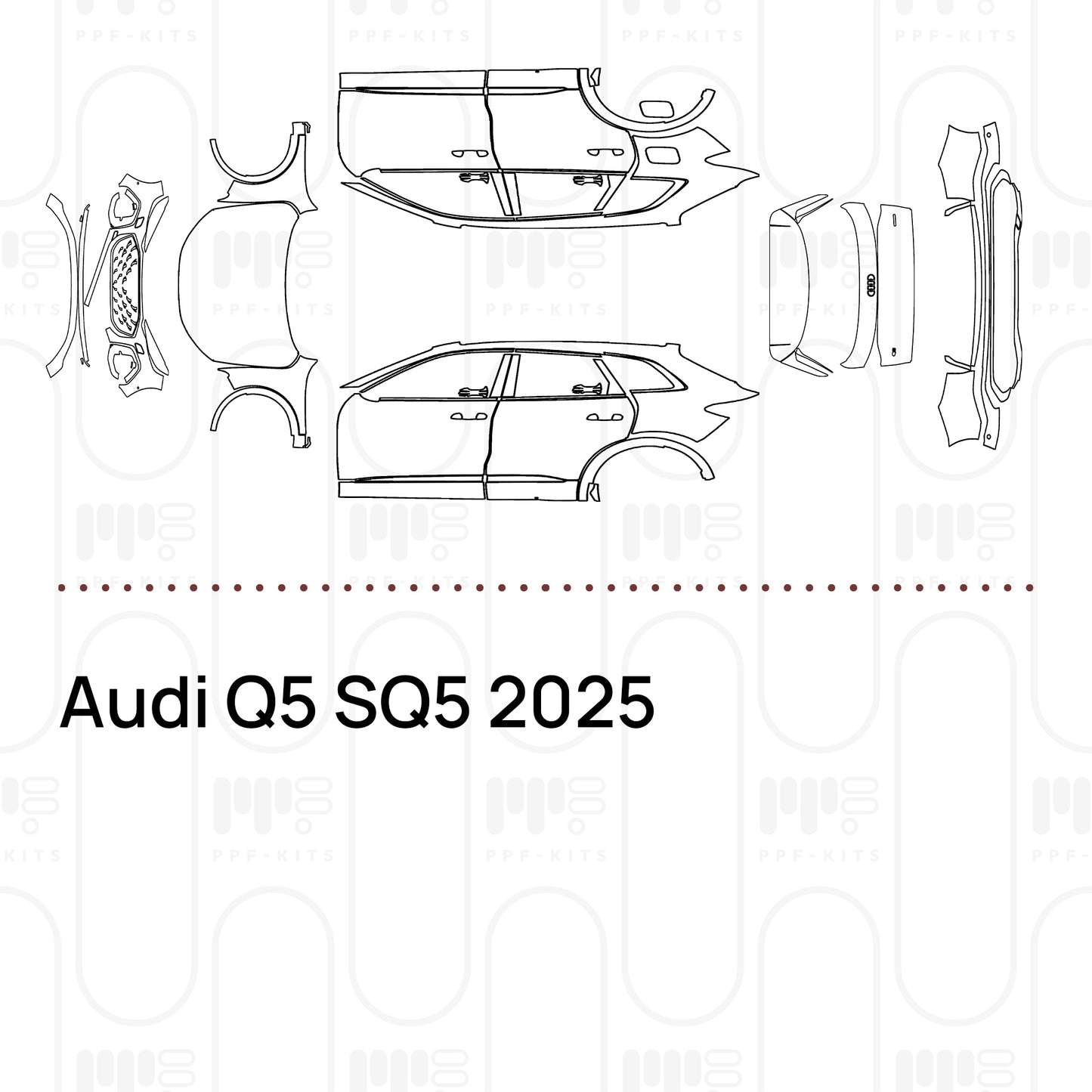 PPF prédécoupé Audi Q5 SQ5 2025