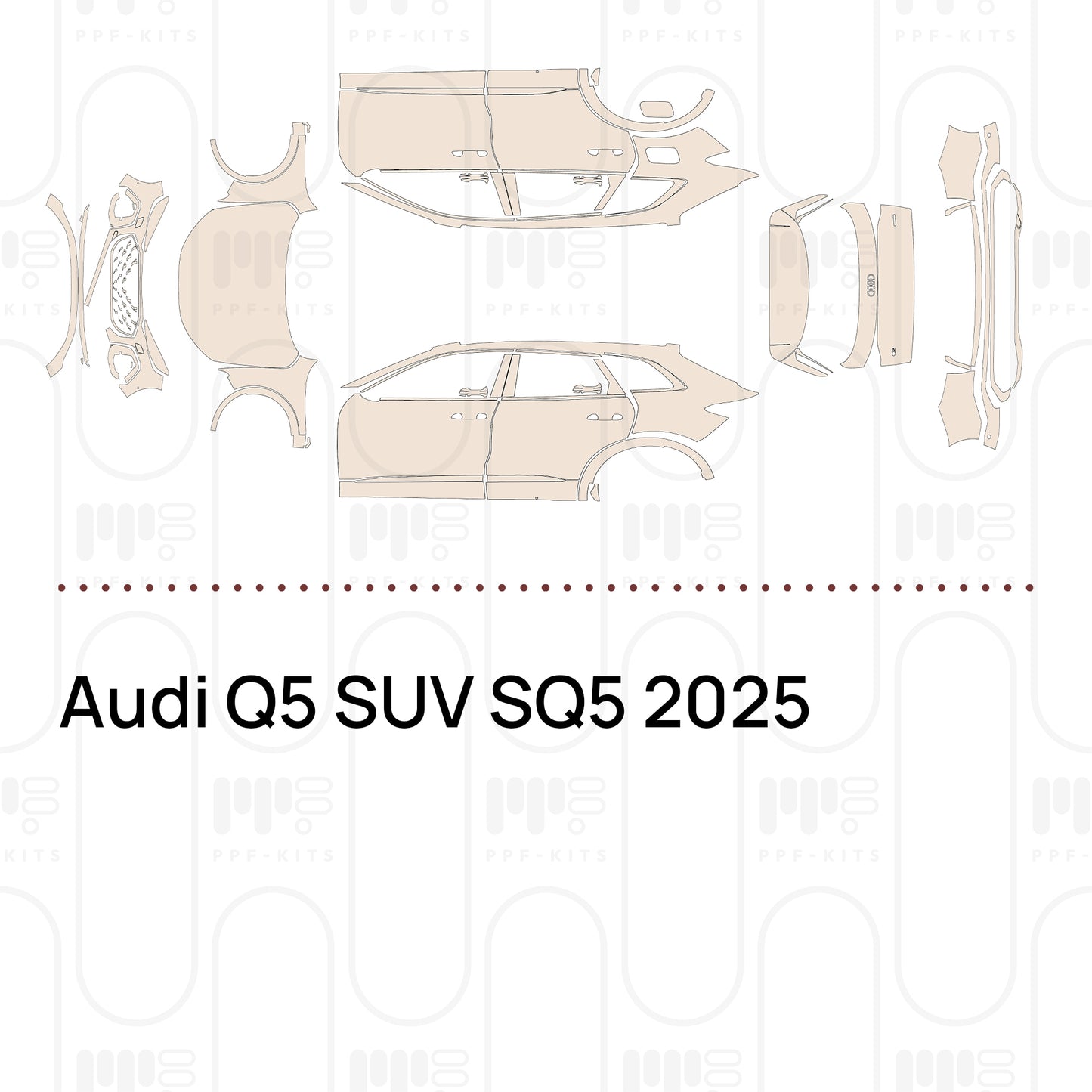 PPF prédécoupé Audi Q5 SUV SQ5 2025