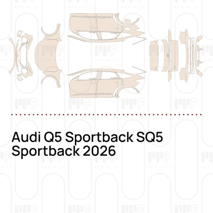 PPF prédécoupé Audi Q5 Sportback SQ5 Sportback 2026
