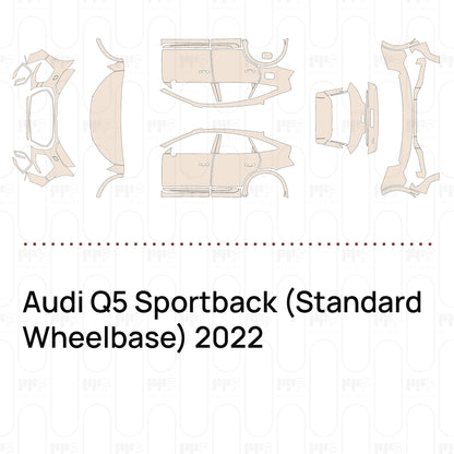 PPF prédécoupé Audi Q5 Sportback (Standard Wheelbase) 2022
