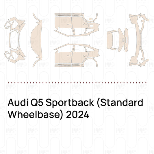 PPF prédécoupé Audi Q5 Sportback (Standard Wheelbase) 2024