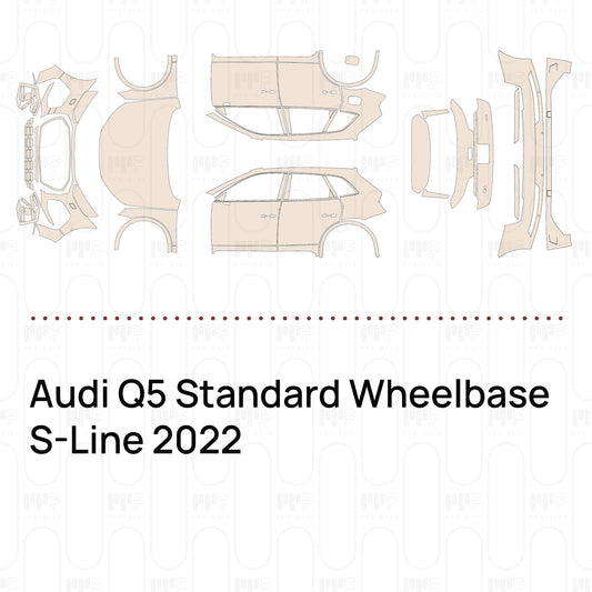 PPF prédécoupé Audi Q5 Standard Wheelbase S-Line 2022
