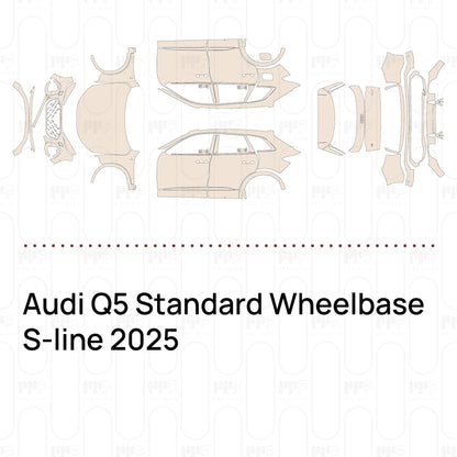 PPF prédécoupé Audi Q5 Standard Wheelbase S-line 2025