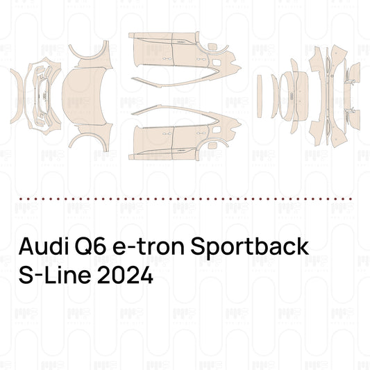 PPF prédécoupé Audi Q6 e-tron Sportback S-Line 2024