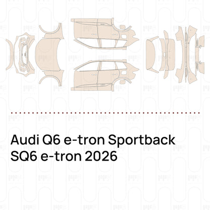 PPF prédécoupé Audi Q6 e-tron Sportback SQ6 e-tron 2026