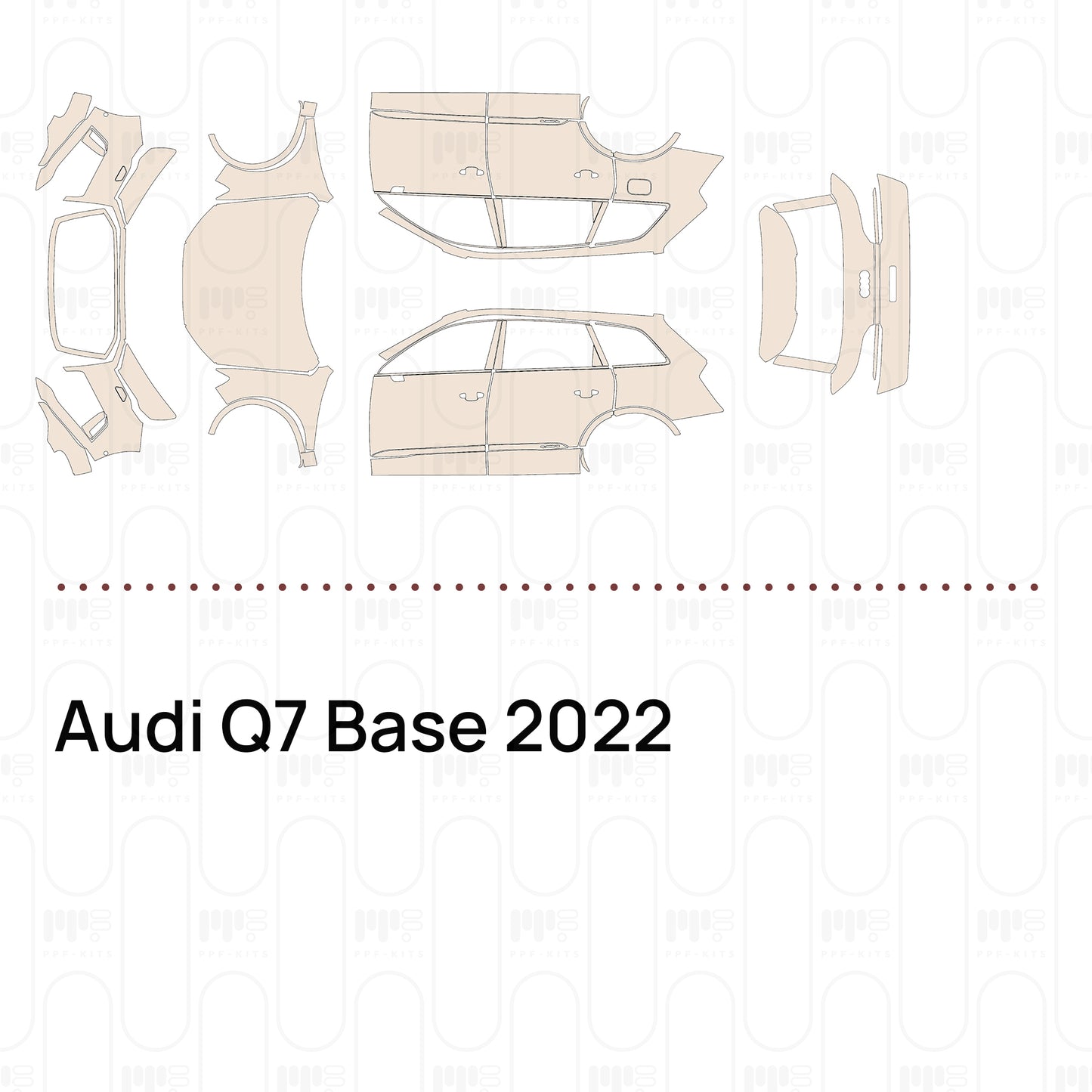 PPF prédécoupé Audi Q7 Base 2022