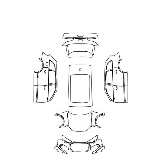 Pre-Cut PPF Audi Q7 Base 2023 - PPF-Kits