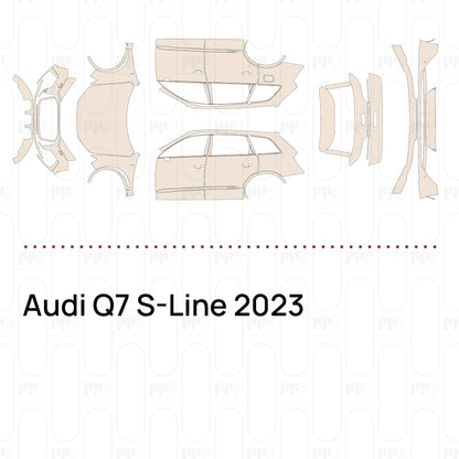 PPF prédécoupé Audi Q7 S-Line 2023