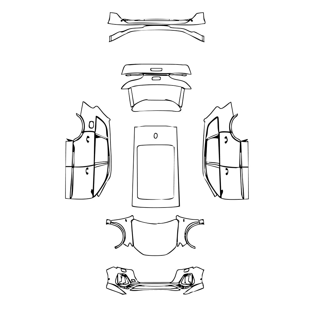 Pre-Cut PPF Audi Q7 S-line 2024 - PPF-Kits