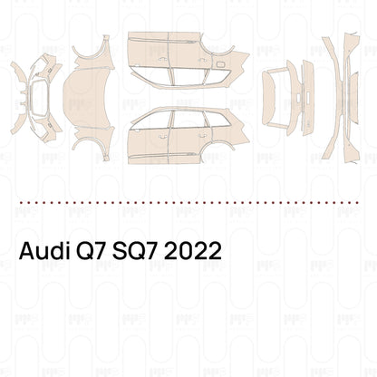 PPF prédécoupé Audi Q7 SQ7 2022