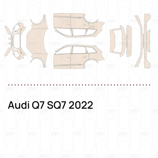 PPF prédécoupé Audi Q7 SQ7 2022